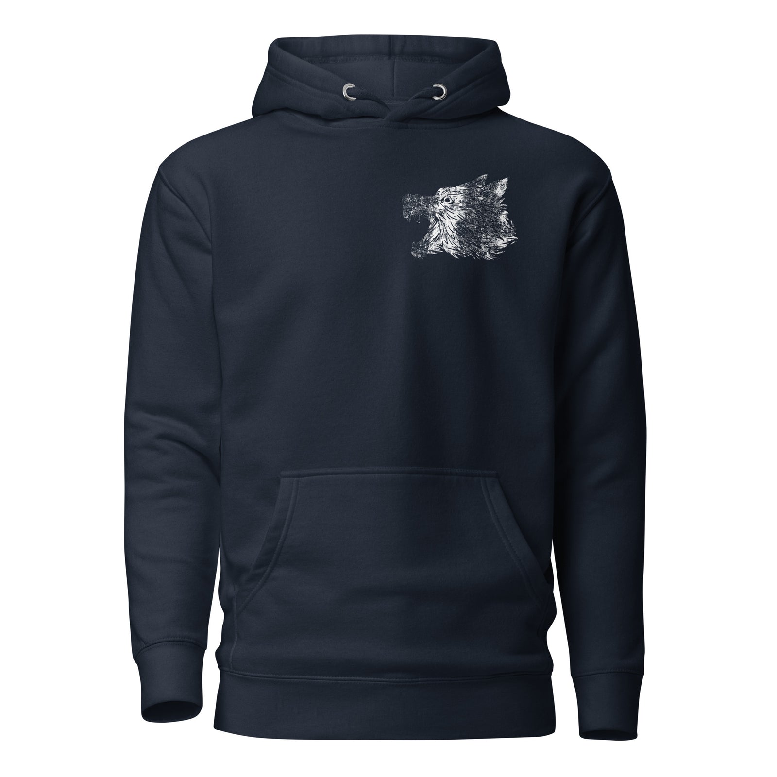 Yeah… She’s Cool Hoodie — Navy Blazer front view