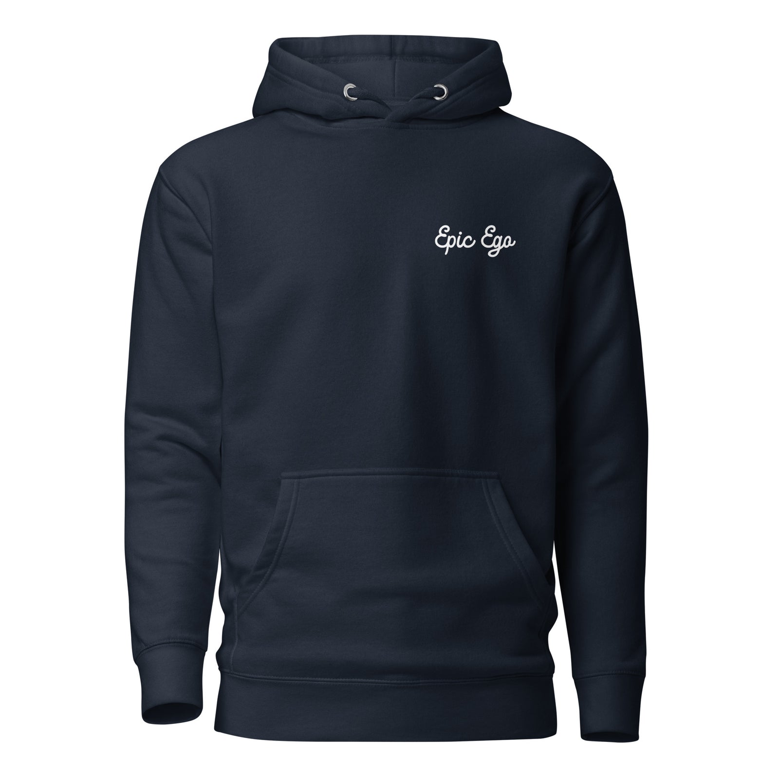 Running Wild Hoodie — Dark Tones — Navy Blazer front view
