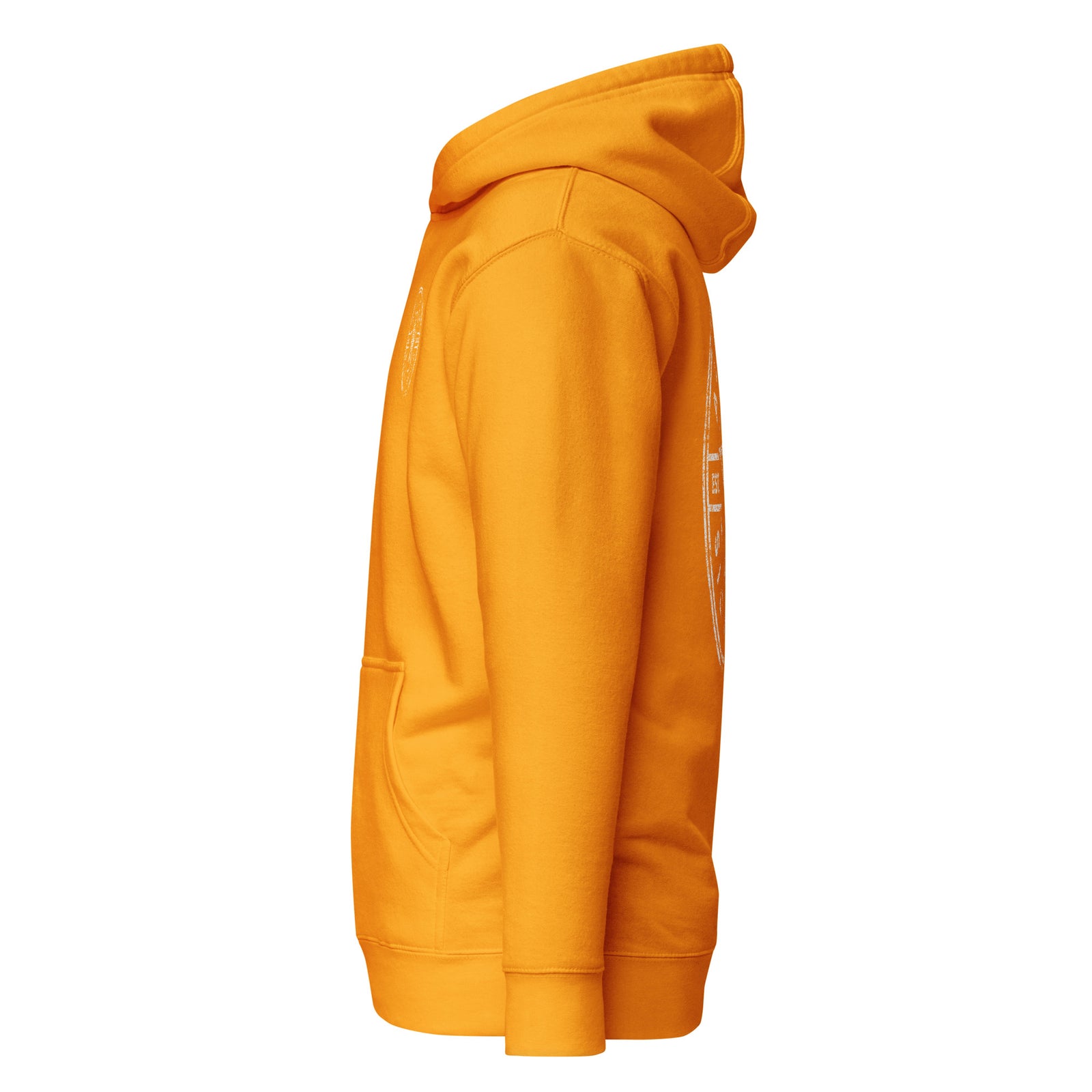 All Star Sign Shop Work Gear Hoodie — Gold Edition — Team Gold left-side view