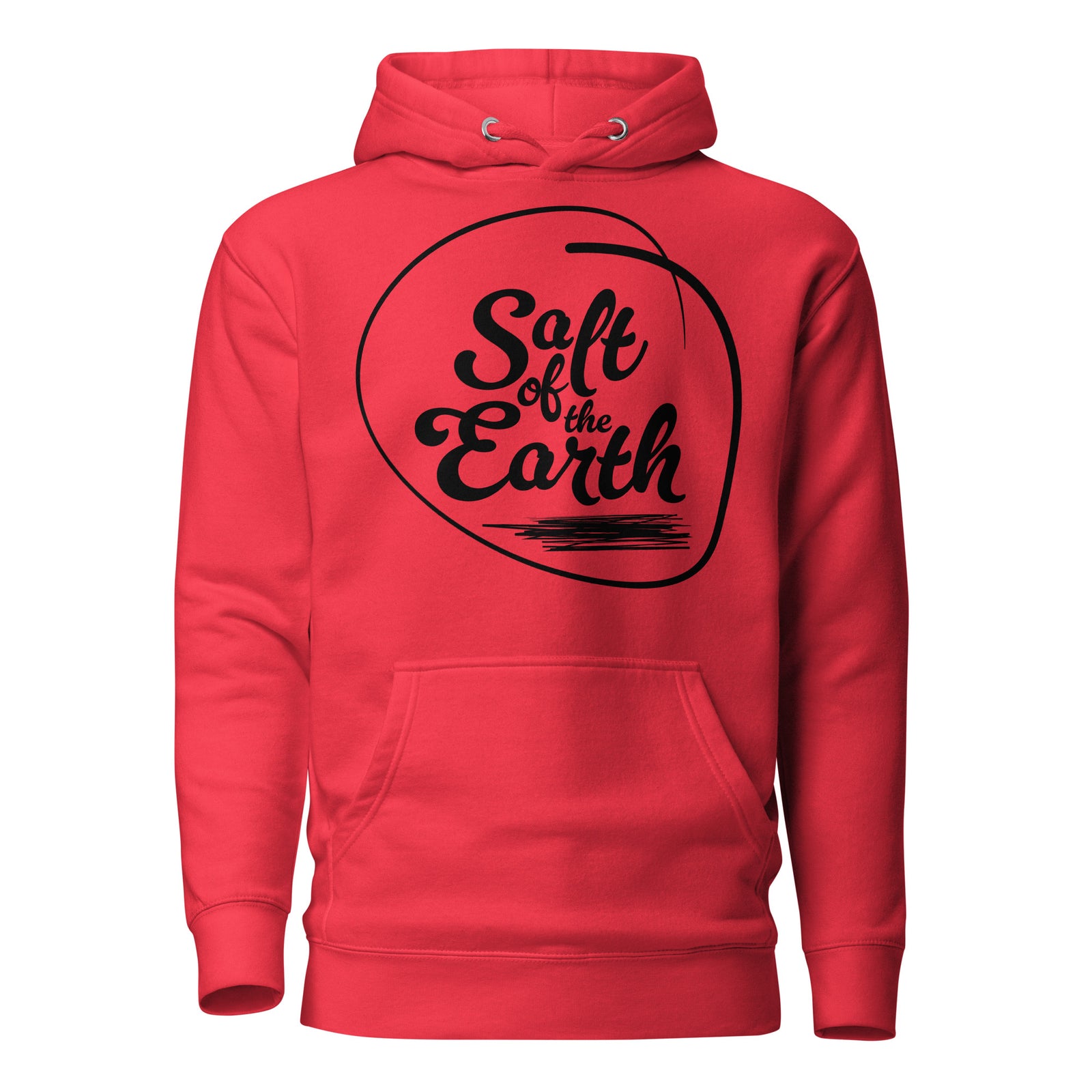Salt of the Earth Hoodie — Team Red front view