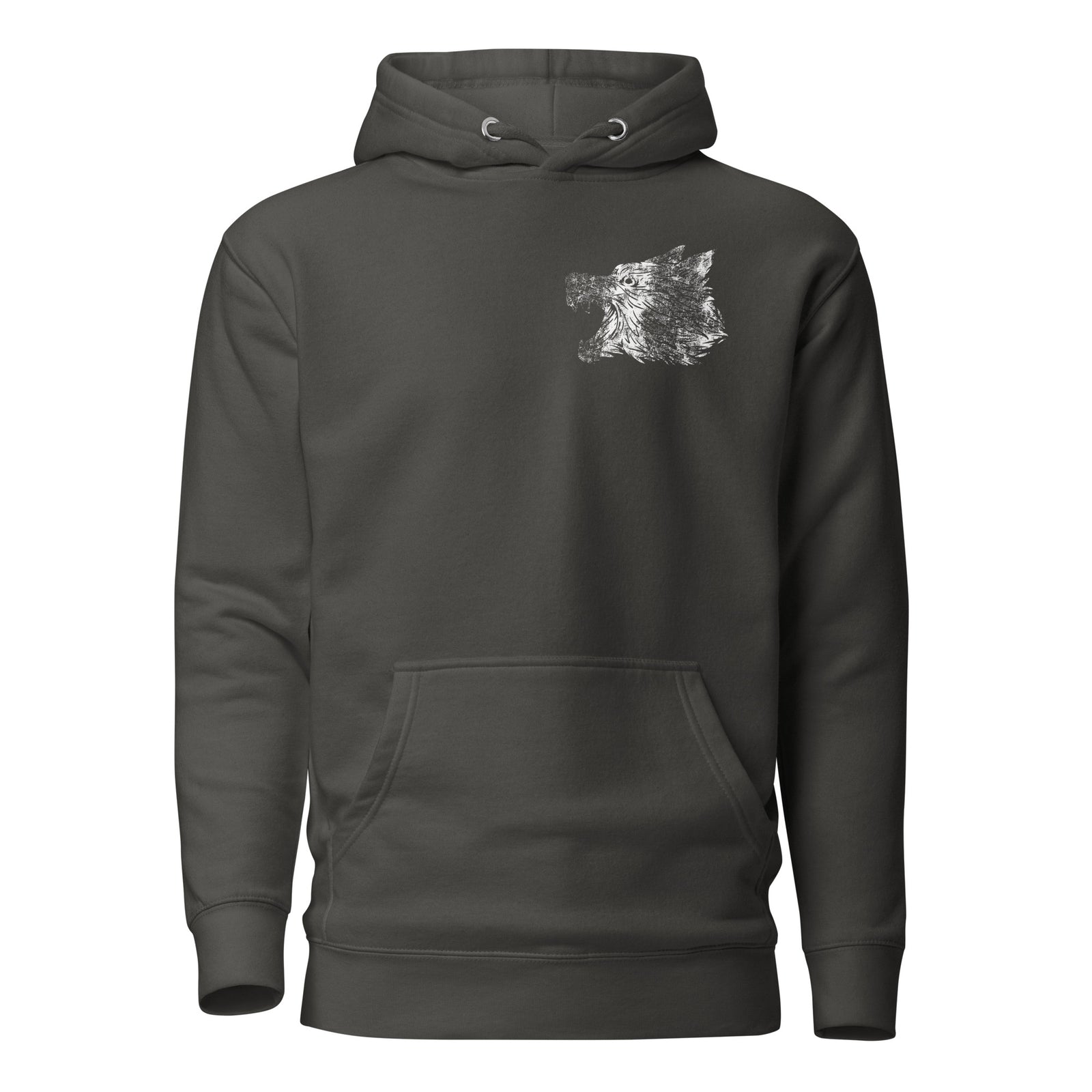 Yeah… She’s Cool Hoodie — Vintage Black front view