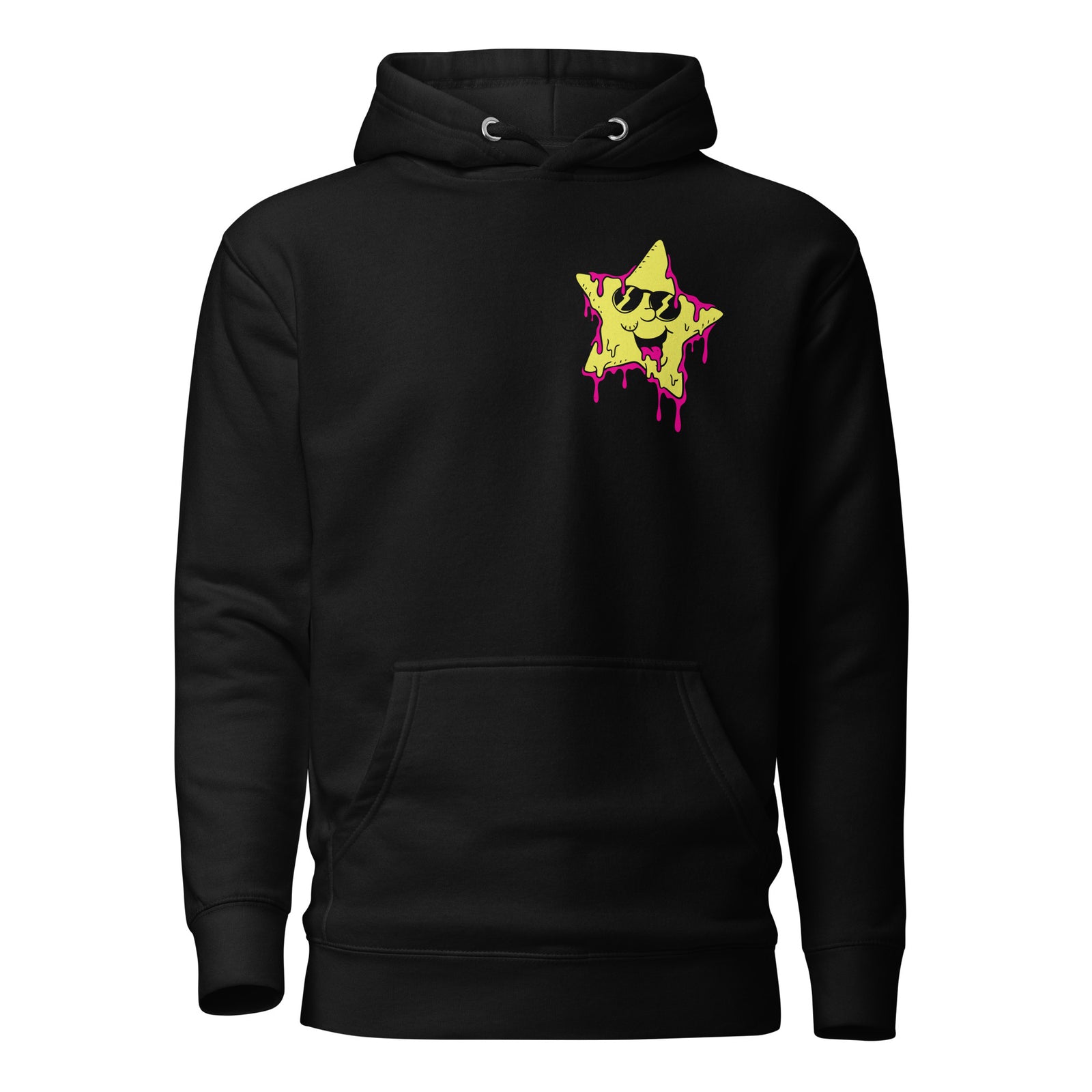 All Star Melt Hoodie — Black front view