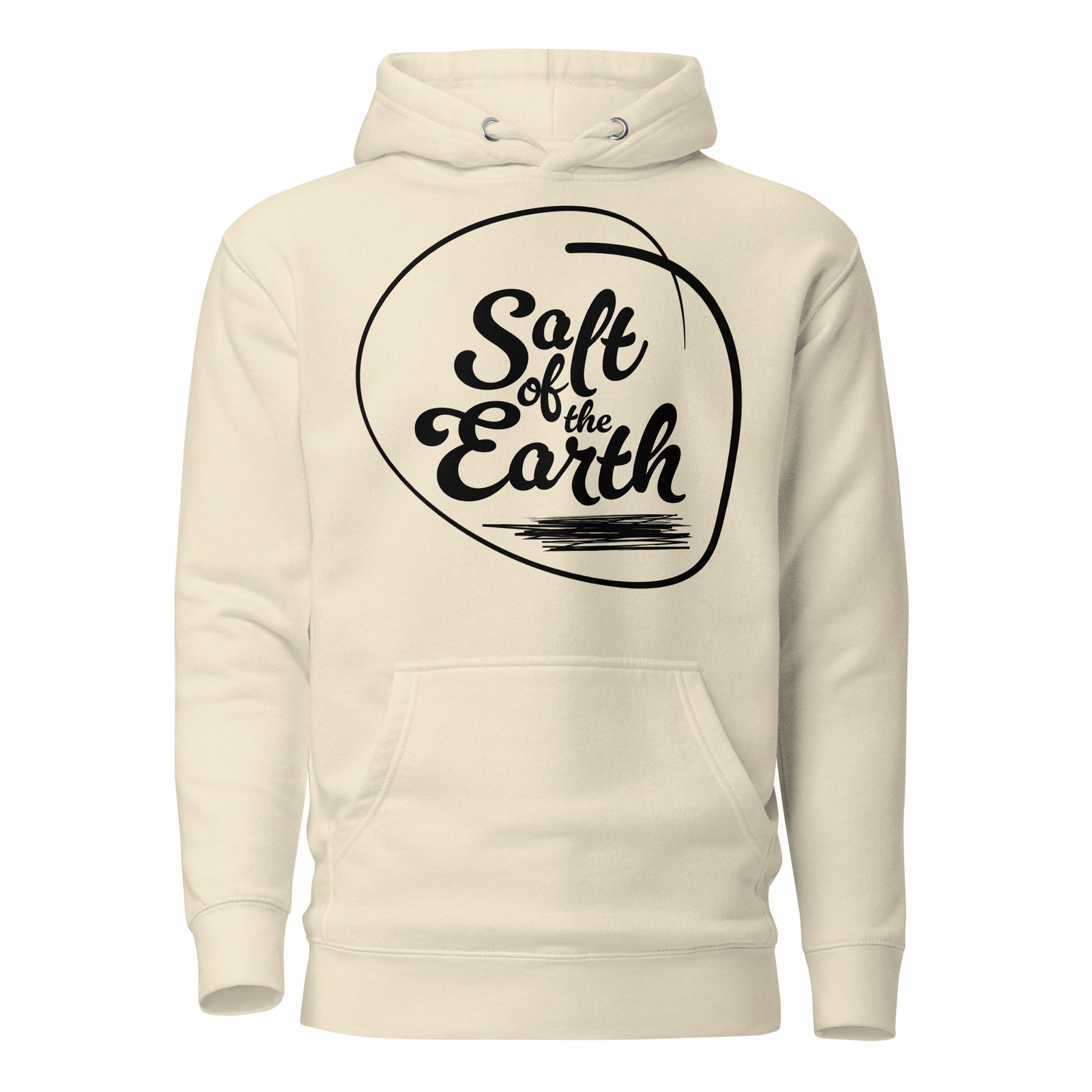 Salt of the Earth Hoodie — Bone front view