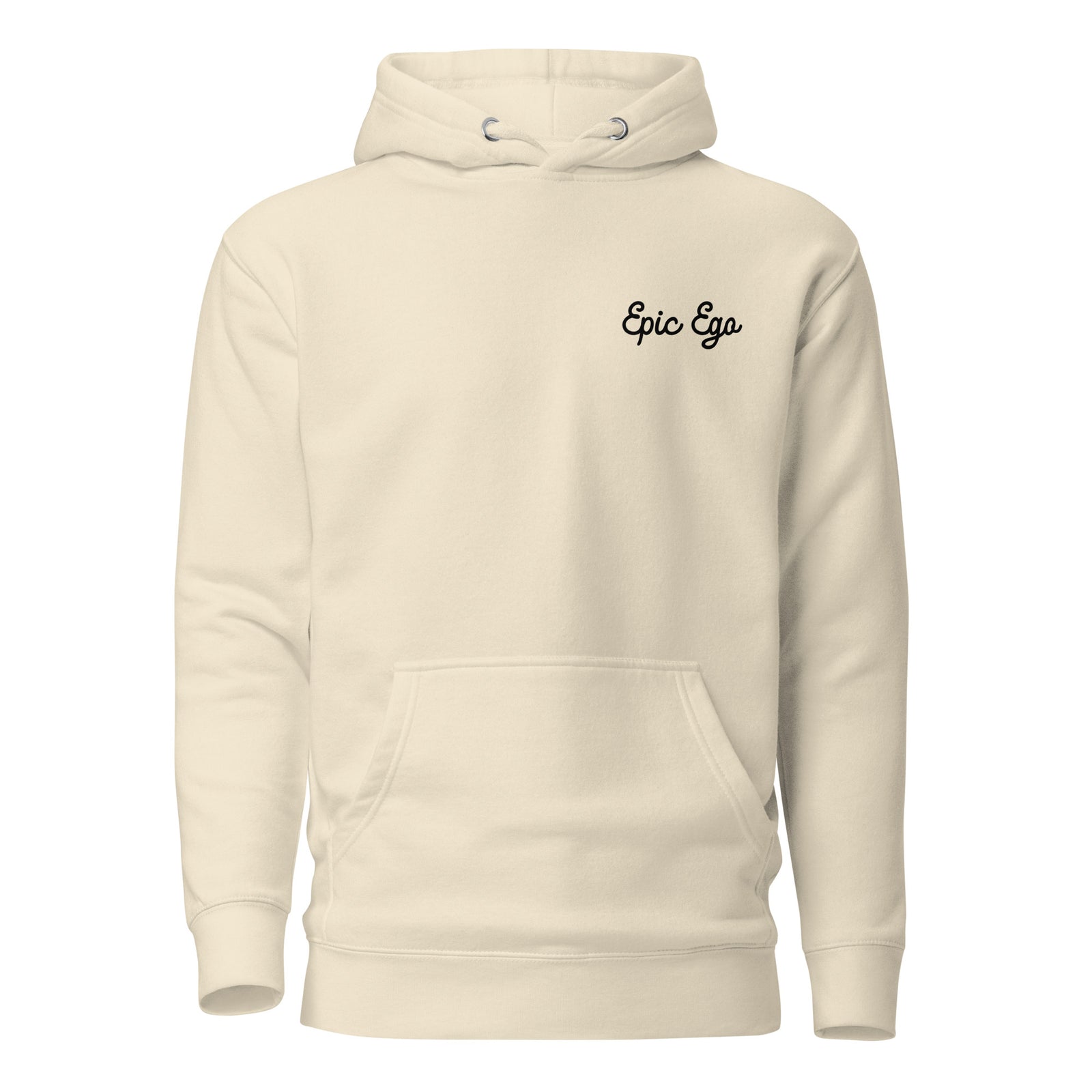 Running Wild Hoodie — Earth Tones — Bone front view