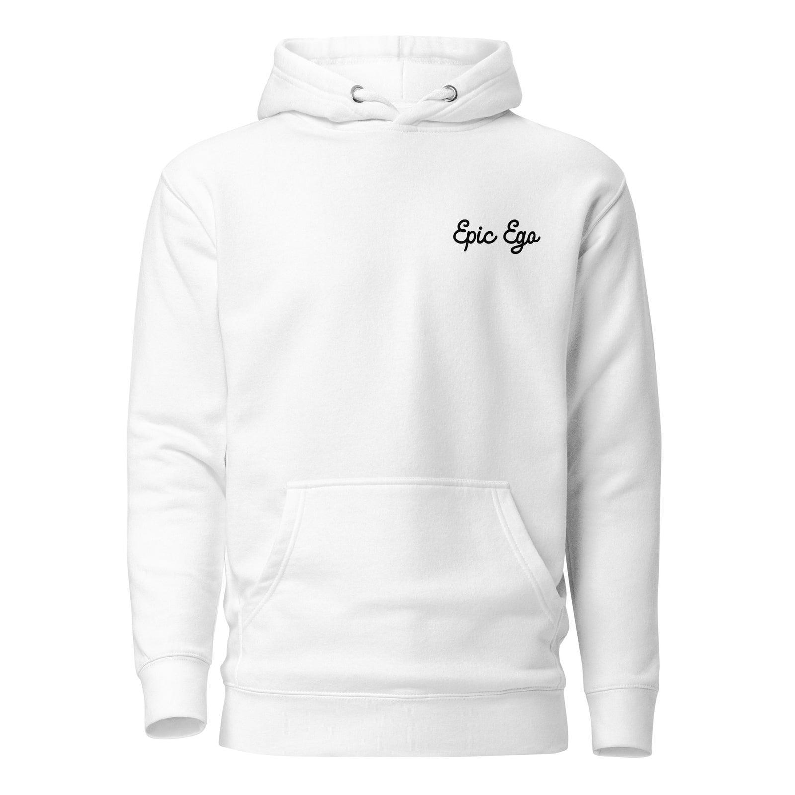 Running Wild Hoodie — Earth Tones — White front view
