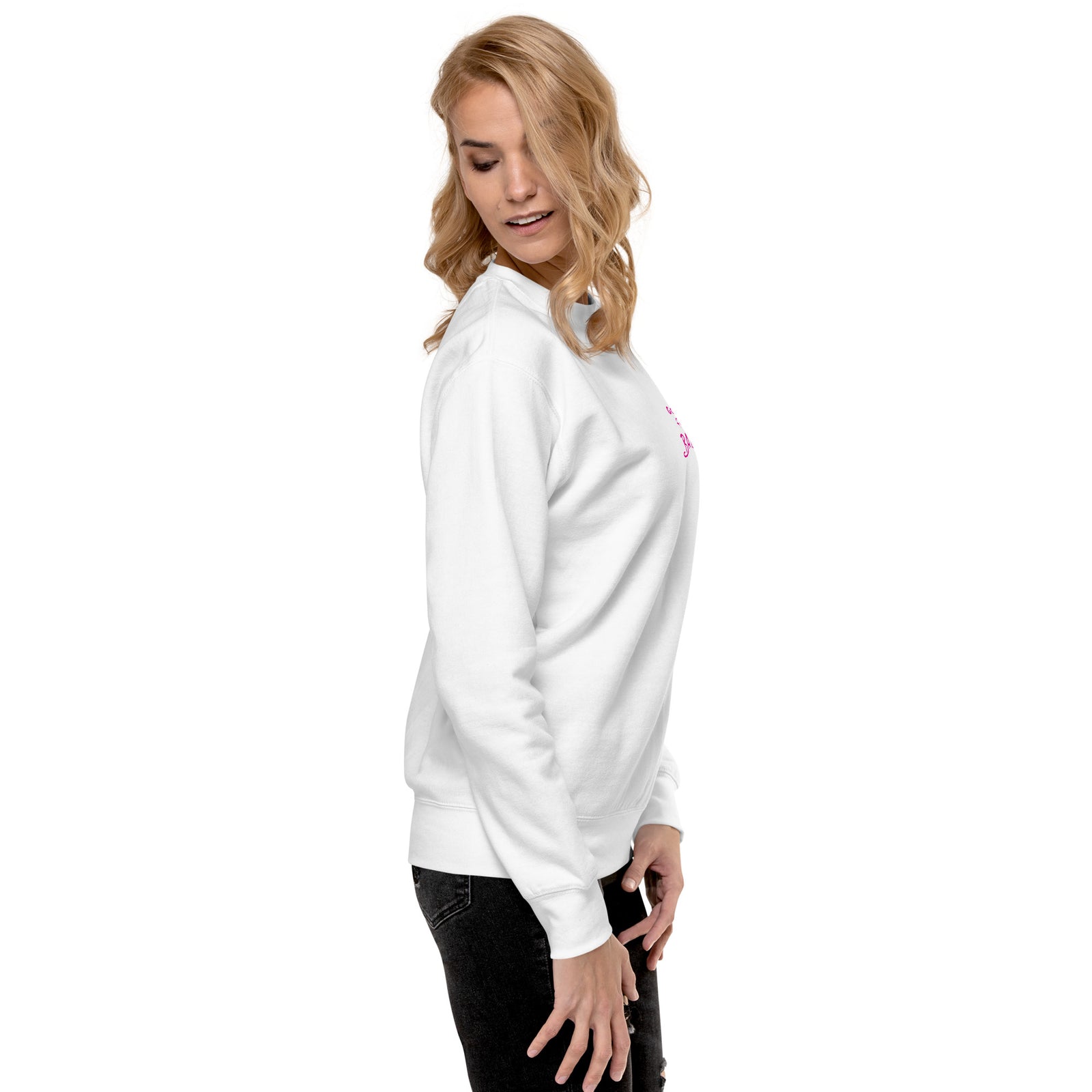 Good Girl from the Badlands Sweatshirt — White right-side view